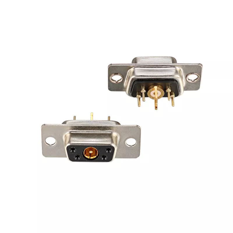 Wat is de kernfunctie van D Sub 5W1 coaxiale D -connector?