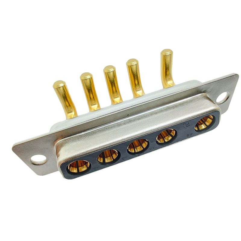 D-Sub-combinatie 5W5 hoge stroomconnector